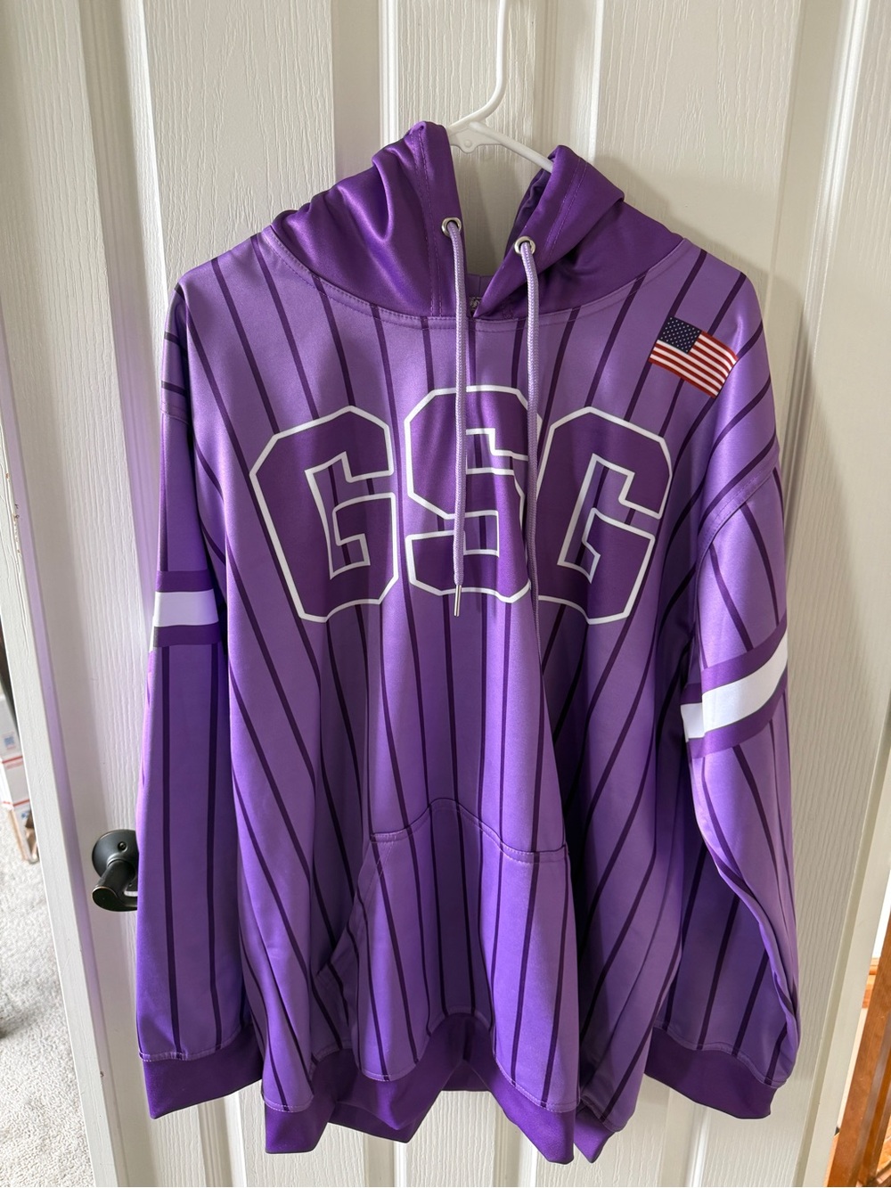 GSG Purple Hooded Pullover Sweatshirt